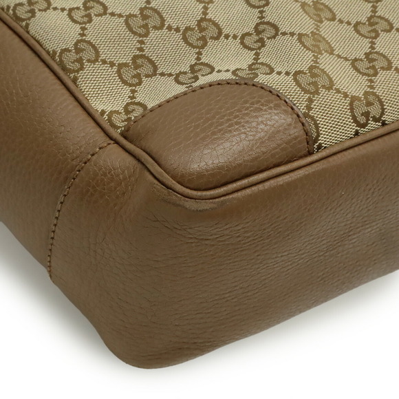 GUCCI Brown Leather Shoulder Bag - Picture 4 of 9